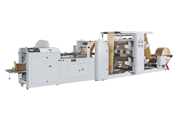 LMD-400+LST-4700 全自动高速柔版印刷纸袋机